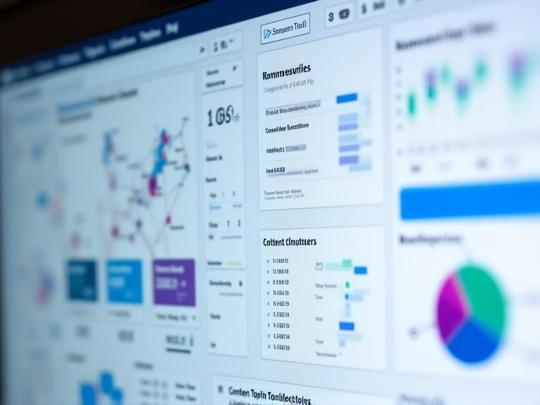 AI marketing content generation and SEO automation tools dashboard